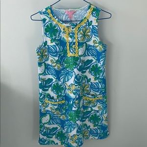 Lilly Pulitzer Blue, Green, and Yellow Dress